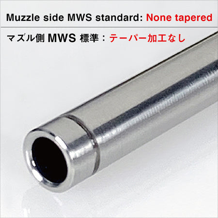 lambda 05 GBB 6.05mm Micron Class SUS 304 Stainless Steel Inner Barrel for Tokyo Marui TM GBB / MWS Spec.-112.5mm for Hi-Capa