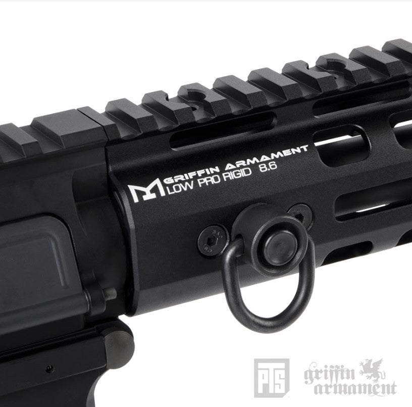 PTS Griffin Armament Low Pro RIGID™ M-LOK 8.6" Rail ( BK )