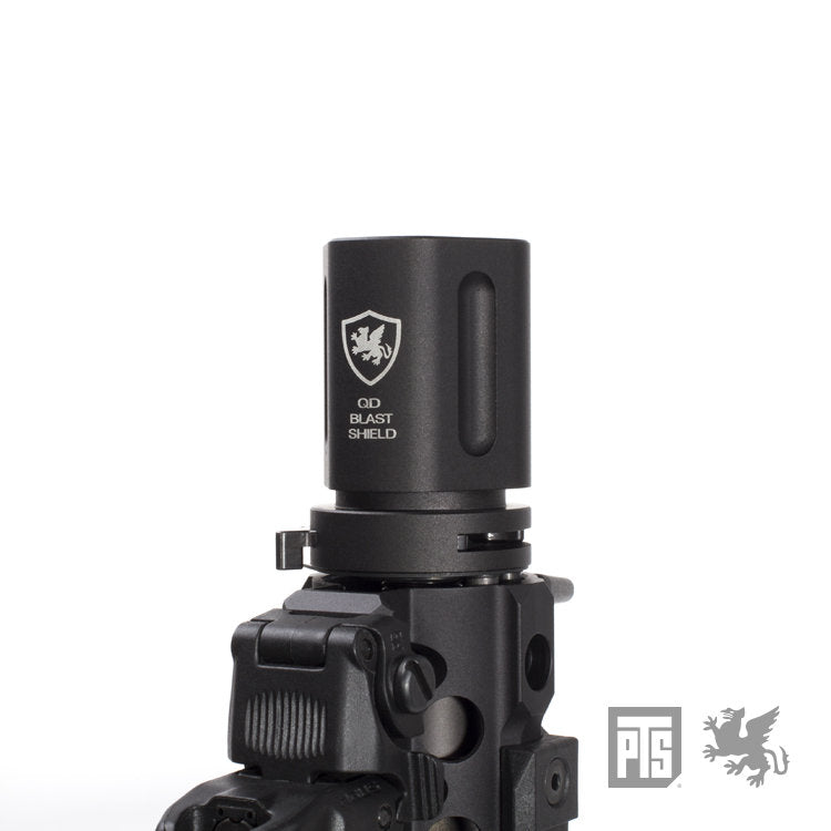 PTS Griffin Armament QD Blast Shield (Black)