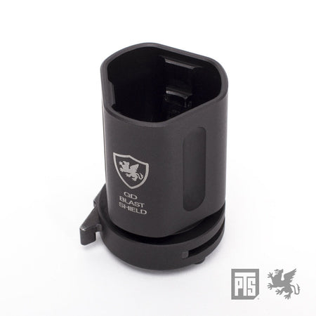 PTS Griffin Armament QD Blast Shield (Black)