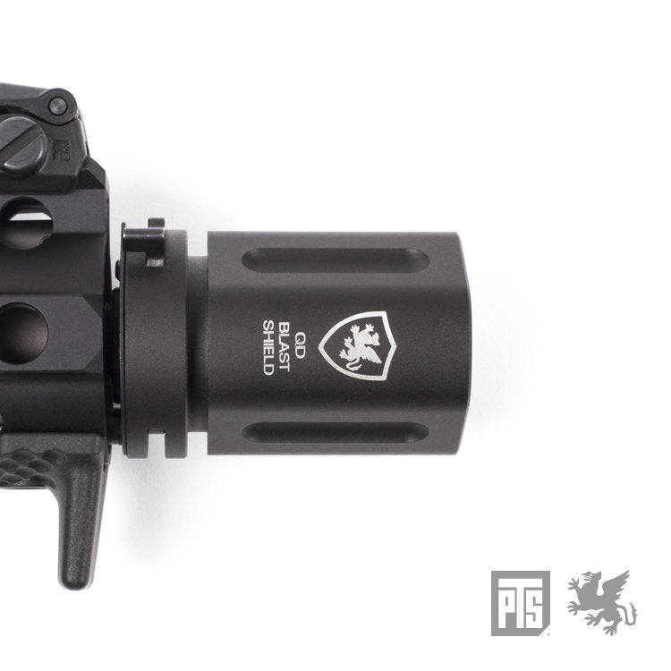 PTS Griffin Armament QD Blast Shield (Black)