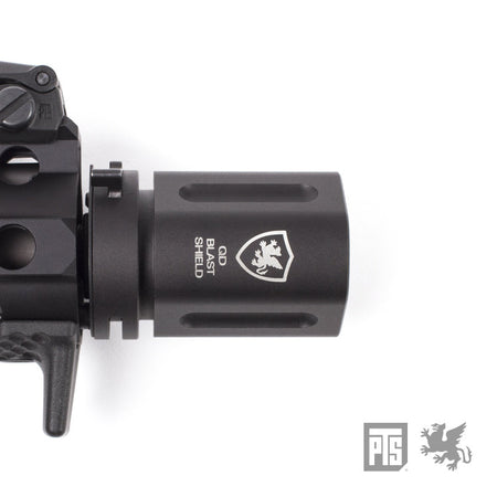 PTS Griffin Armament QD Blast Shield (Black)