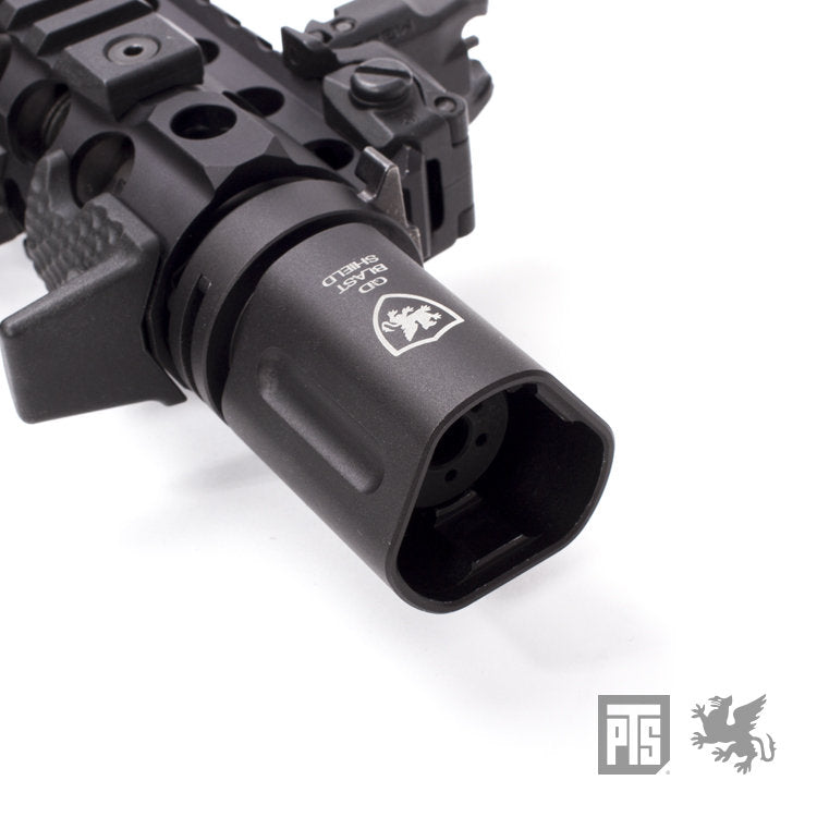 PTS Griffin Armament QD Blast Shield (Black)