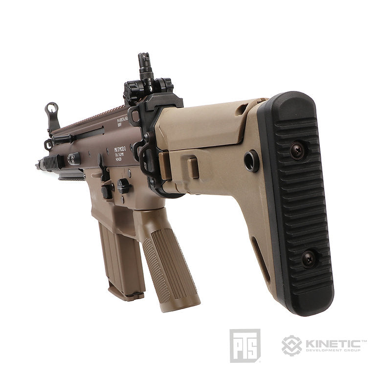 PTS Kinetic SCAR Adapter Stock Kit w/ Butt Stock for VFC SCAR ( Black / DE )-Dark Earth ( DE )