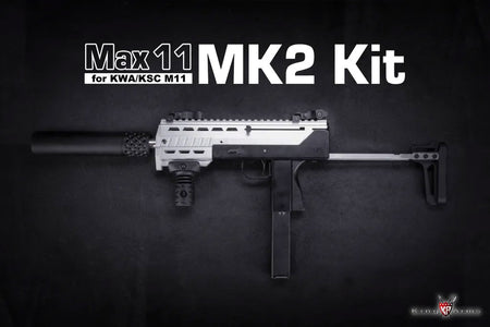King Arms Max 11 MK2 Kit for KWA / KSC M11A4 M11 GBB ( Black )