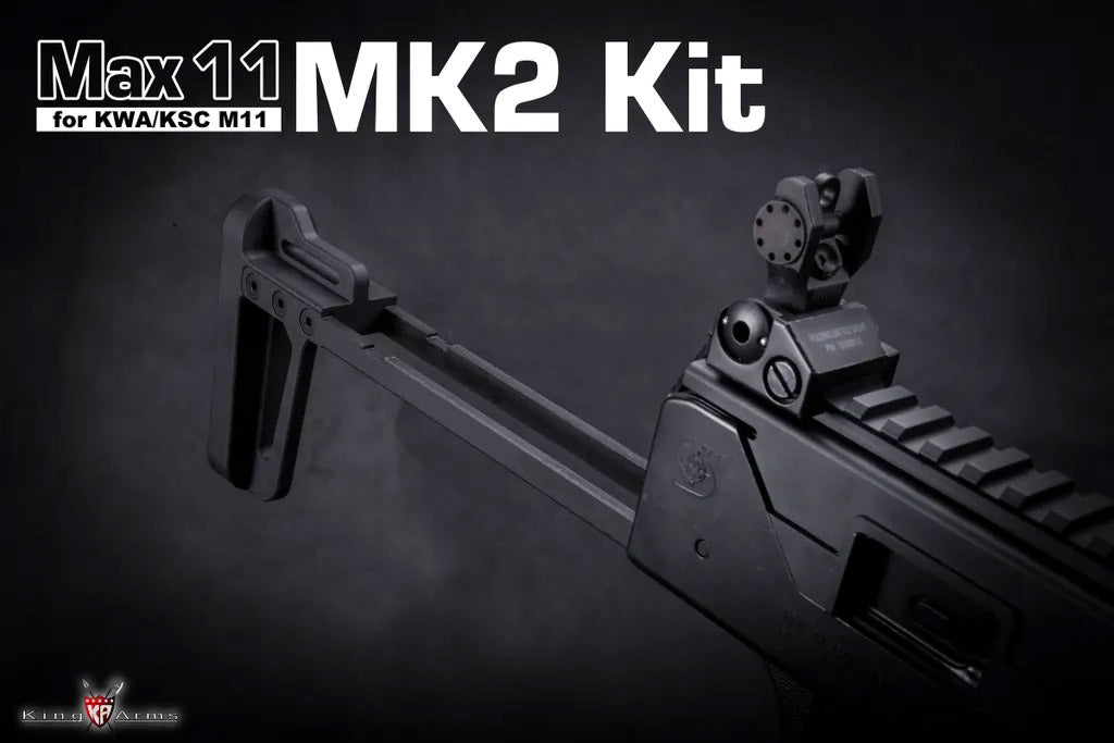 King Arms Max 11 MK2 Kit for KWA / KSC M11A4 M11 GBB ( Black )