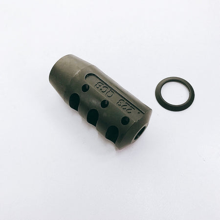 FCC QCB Style Muzzle Brake Airsoft ( 14mm CCW ) ( John Wick JW Style )