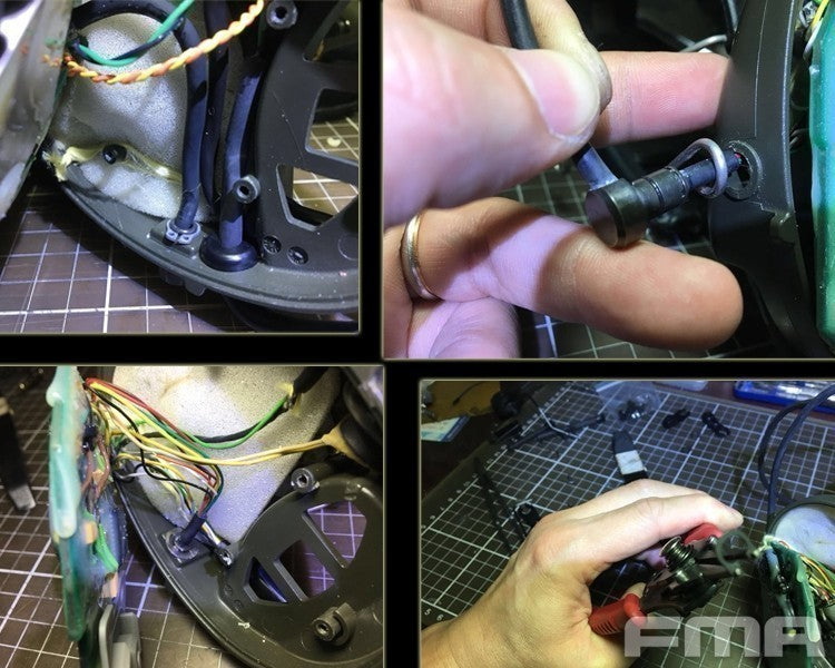 FMA FARA OTH Headset ( DE ) ( Headset and Helmet Rail Adapter )