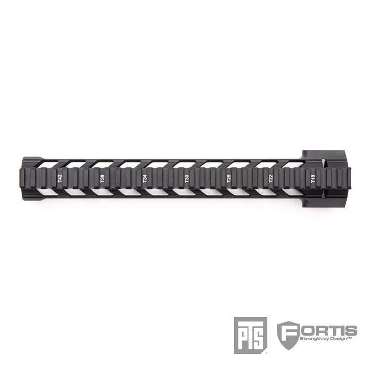 PTS Fortis REV™ II Free Float -AR M-LOK 12" ( AR ) Rail ( BK )