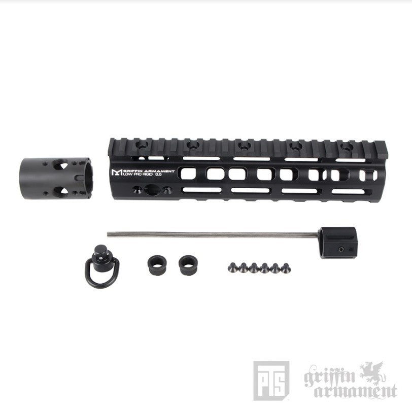 PTS Griffin Armament Low Pro RIGID™ M-LOK 8.6" Rail ( BK )