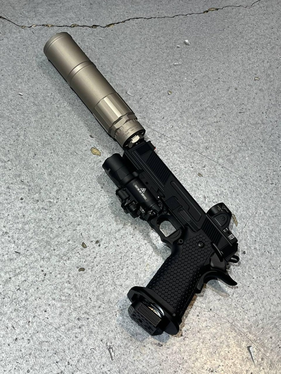 Artisan CGS Style Dummy Barrel Extension ( 14mm CCW ) ( Black / Titanium Grey )-Titanium Grey