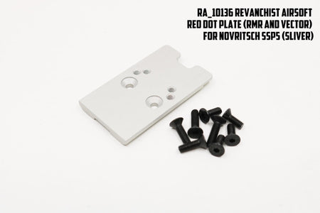 Revanchist Red Dot Sight Plate For Novritsch SSP5 GBBP ( RMR & Vector Type )-Silver