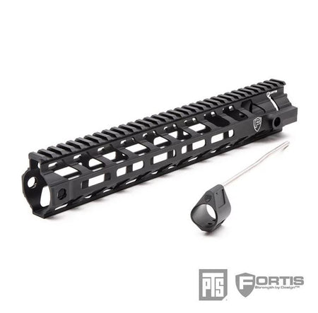PTS Fortis REV™ II Free Float -AR M-LOK 12" ( AR ) Rail ( BK )
