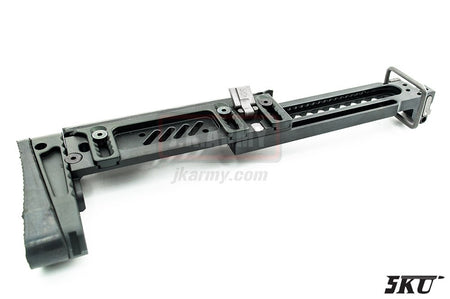 5KU PT-1 Style AK Side Folding Stock for E&L AK Airsoft ( Black )