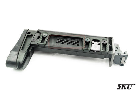 5KU PT-1 Style AK Side Folding Stock for E&L AK Airsoft ( Black )