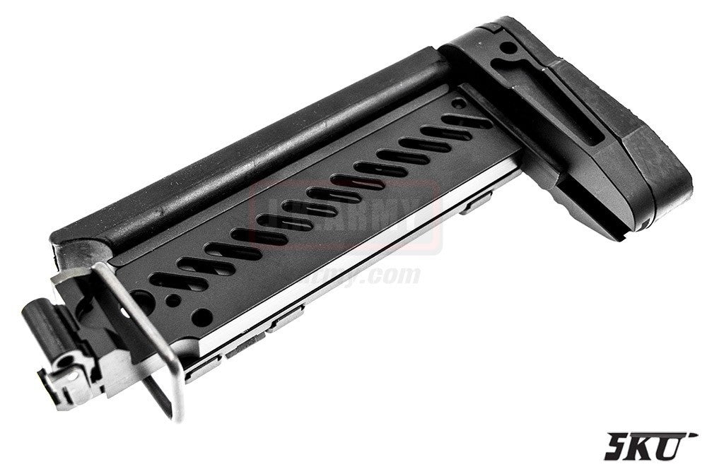 5KU PT-1 Style AK Side Folding Stock for CYMA AK ( BK )