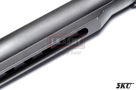 5KU Folding Stock Pipe Adapter for AK Series For CYMA / LCT / GHK ( AK to M4 Adapter with Buffer Tube ) ( Black )