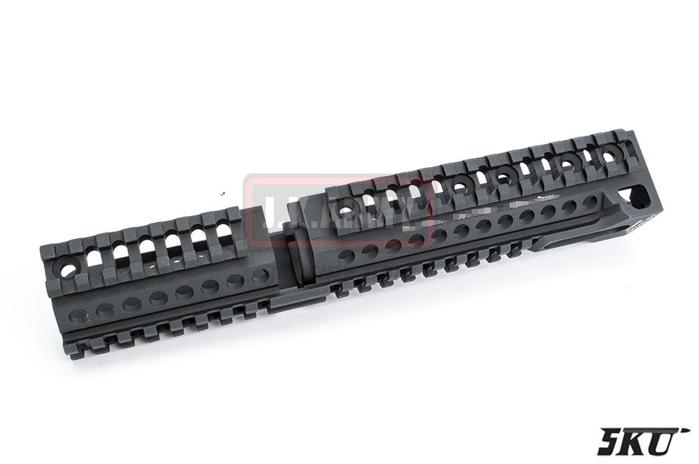 5KU B-30 Long Lower Rail Handguard for AK Series Rifle ( BK )
