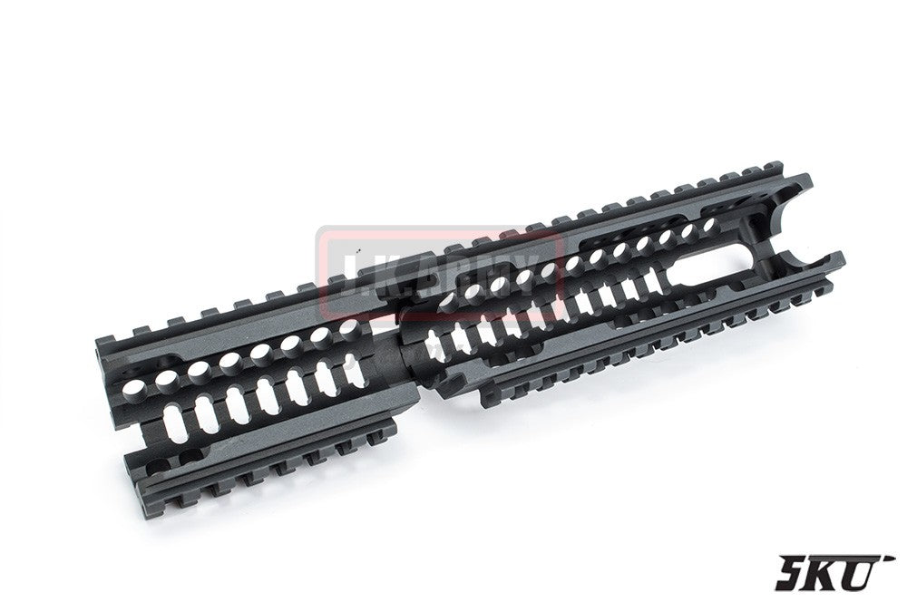 5KU B-30 Long Lower Rail Handguard for AK Series Rifle ( BK )