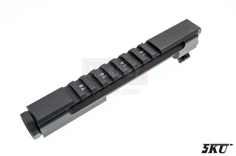 5KU AK 20mm Railed Gas Tube For GHK AK GBB