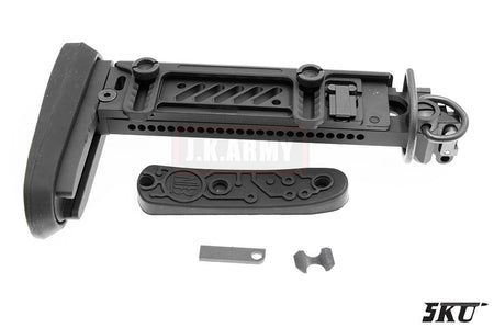 5KU PT-1 Style AK Side Folding Stock for CYMA LCT GHK AK Gen2 ( Black )