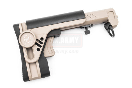 5KU PT-3 AK Telescopic Side Foldable Buttstock Stock for E&L AK Series ( Black / Tan )-Tan