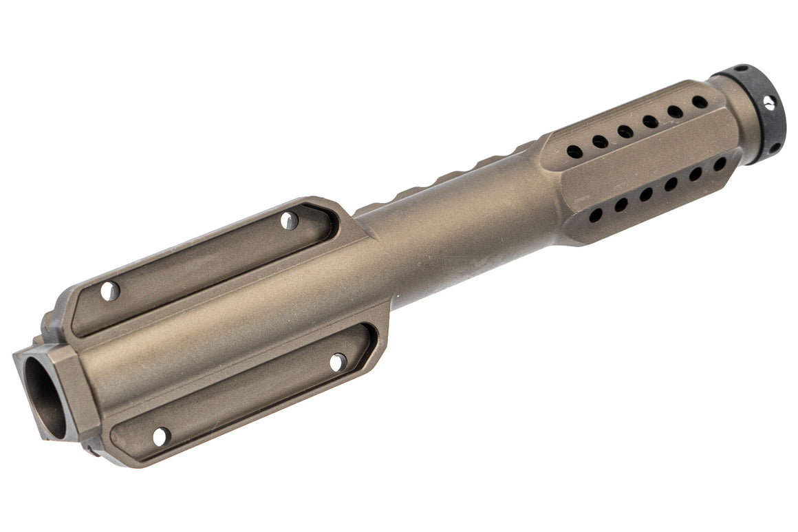 5KU AK VS-33 Style Gas Block with Tube Rail Platform for GHK GBB / LCT / CYMA / D-BOYS / E&L AEG AK Airsoft Series ( VS33  )-Dark Earth ( DE )