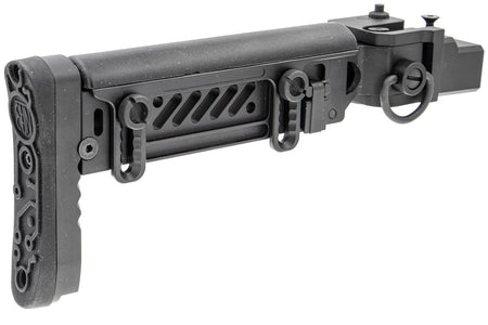 5KU PT-5 Side Folding Stock for GHK AKM GBBR Airsoft ( Black )