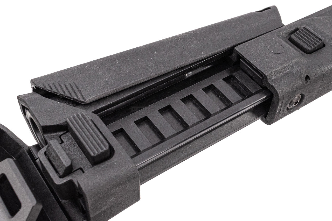 5KU ACR Style Adjustable Folding Stock For Archwick B&T AIR APC9K GBB -Tan