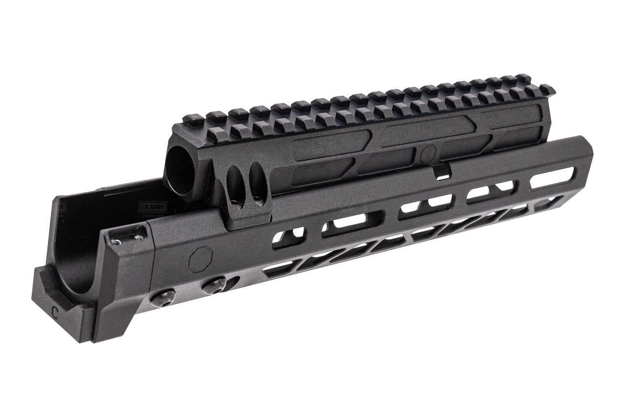 5KU CNC Aluminum JM Style 10.1" M-LOK Handguard For CYMA AKM AEG Rifle