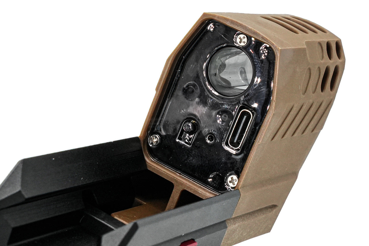 5KU Spitfire Tracer Compensator For SIG AIR / VFC P320 M18 X Carry GBBP Series -Tan