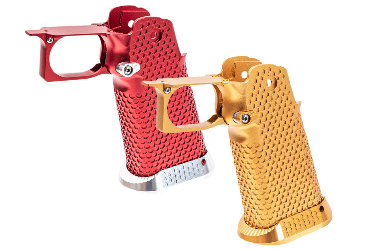 5KU CNC Aluminum Type 1 Grip For Marui TM Hi-Capa GBBP Series -Silver