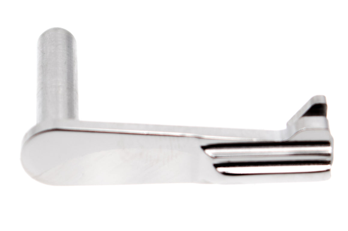 5KU Stainless Steel Slide Stop For Tokyo Marui TM Hi-Capa GBB Pistol Series ( Silver )-Type 504