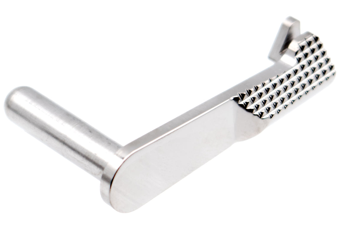 5KU Stainless Steel Slide Stop For Tokyo Marui TM Hi-Capa GBB Pistol Series ( Silver )-Type 504