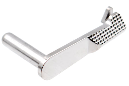 5KU Stainless Steel Slide Stop For Tokyo Marui TM Hi-Capa GBB Pistol Series ( Silver )-Type 504