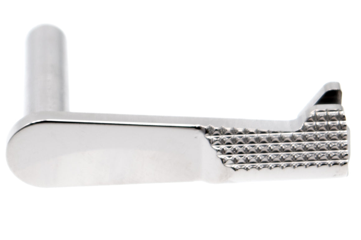 5KU Stainless Steel Slide Stop For Tokyo Marui TM Hi-Capa GBB Pistol Series ( Silver )-Type 504