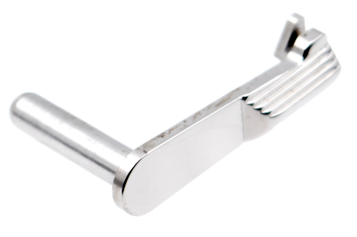 5KU Stainless Steel Slide Stop For Tokyo Marui TM Hi-Capa GBB Pistol Series ( Silver )-Type 504