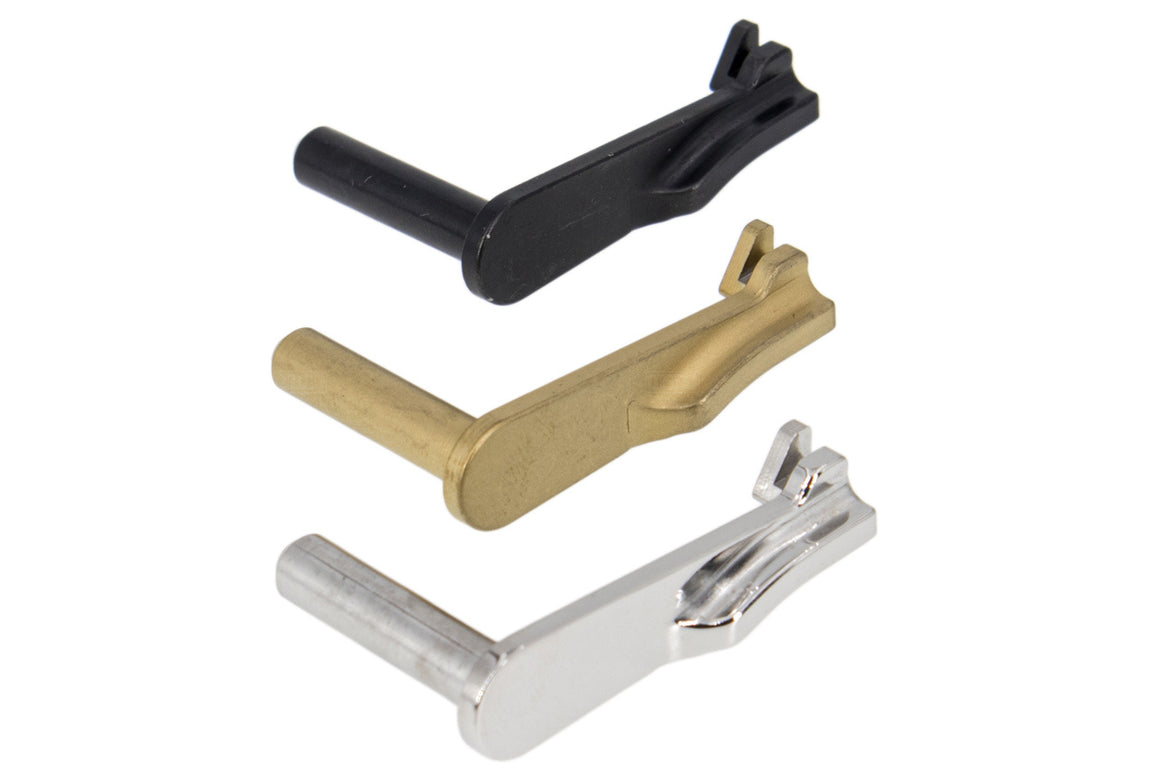 5KU Stainless Steel Slide Stop Type 6 for Marui TM Hi-Capa GBB Series ( GB-512 )-Silver