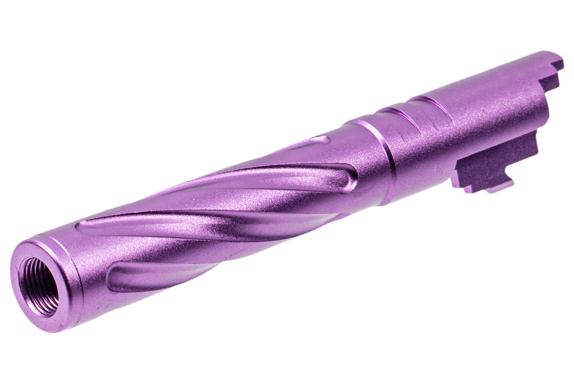 5KU Rainbow Tornado Threaded Outer Barrel For Tokyo Marui TM 5.1 Hi-Capa Series ( 11mm CW ) ( GB 521 )-Matte Coating-Black