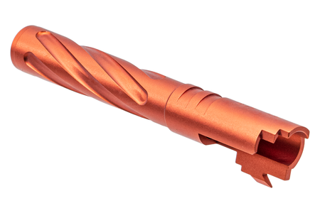 5KU Rainbow Tornado Threaded Outer Barrel For Tokyo Marui TM 5.1 Hi-Capa Series ( 11mm CW ) ( GB 521 )-Matte Coating-Black