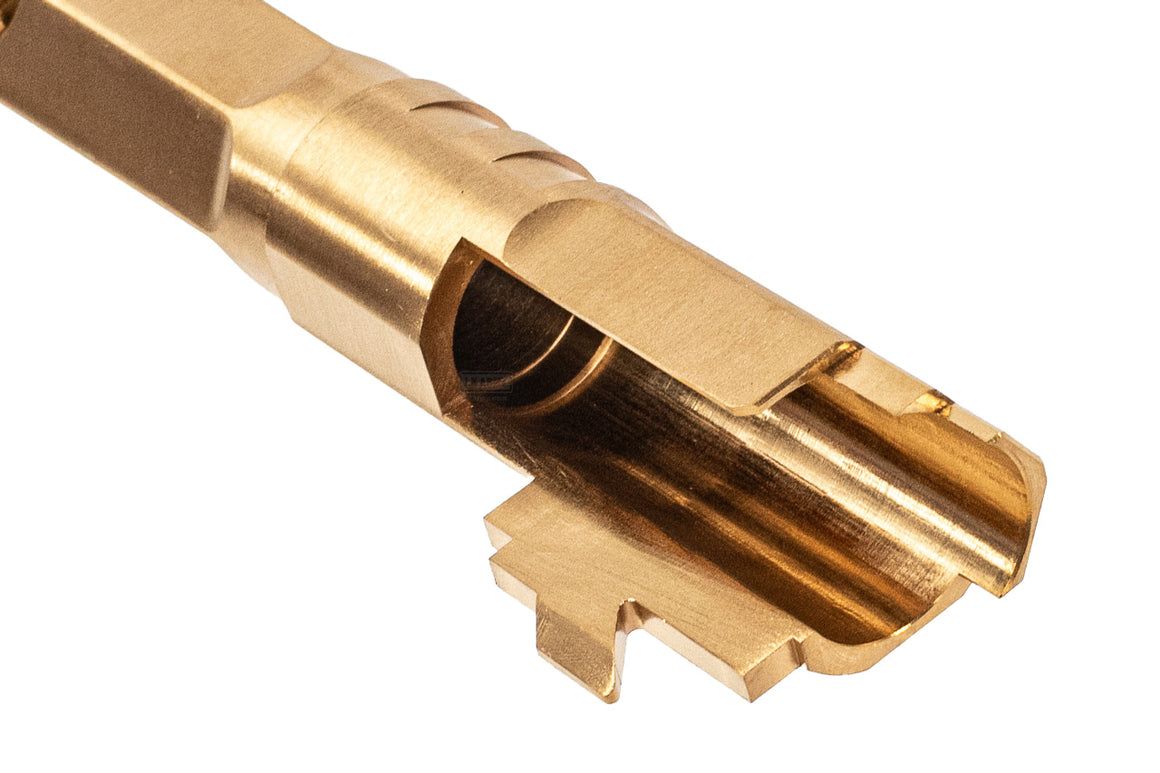 5KU 4.3" Stainless Steel HEX Style Outer Barrel For Marui TM Hi-Capa 4.3 GBBP Series -Silver