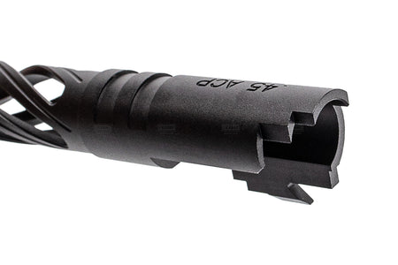 5KU Aluminum Threaded Hollow Outer Barrel For Marui TM 5.1 Hi-Capa GBBP Series ( 11mm CW ) -Silver