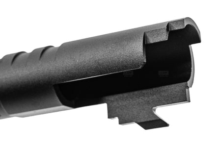 5KU Aluminum Threaded Hollow Outer Barrel For Marui TM 4.3 Hi-Capa GBBP Series ( 11mm CW ) -Silver