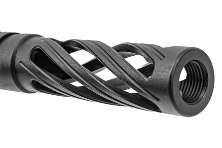 5KU Aluminum Threaded Hollow Outer Barrel For Marui TM 4.3 Hi-Capa GBBP Series ( 11mm CW ) -Silver