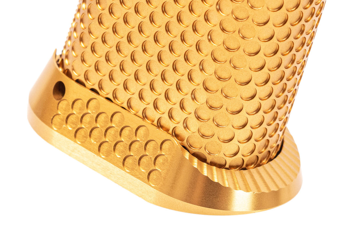 5KU CNC Aluminum INF Style Type 3 Cutout Grip For Marui TM Hi-Capa GBBP Series -Silver