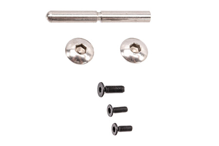 5KU CNC Aluminum INF Style Type 9 Grip For Marui TM Hi-Capa GBBP Series-Silver