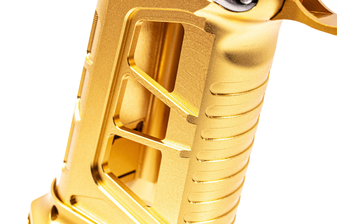 5KU CNC Aluminum Skeletonised Type 7 Grip For Marui TM Hi-Capa GBBP Series-Silver