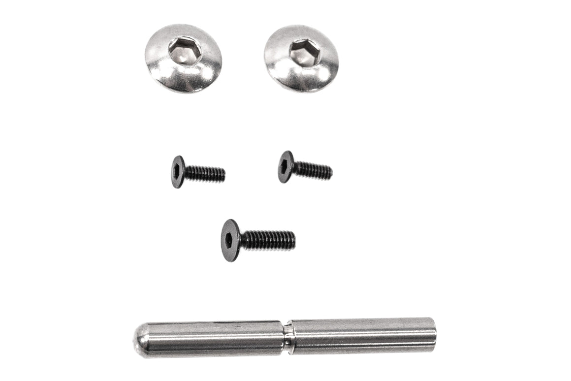 5KU CNC Aluminum Skeletonised Type 7 Grip For Marui TM Hi-Capa GBBP Series-Silver