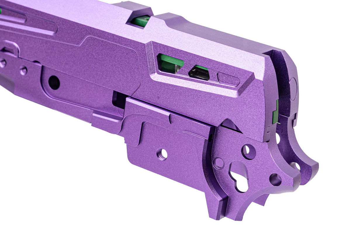 5KU CNCEX-2 Slide & Frame Kit For Marui TM Hi-Capa GBBP Series -Silver