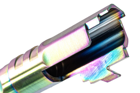 5KU Stainless 5.1" Hexagon Outer Barrel For Marui TM Hi-Capa 5.1 GBBP Series -Silver